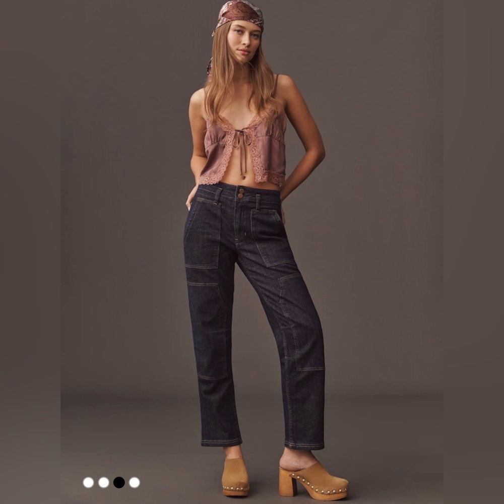 Pilcro The Wanderer Mid-Rise Relaxed Jeans